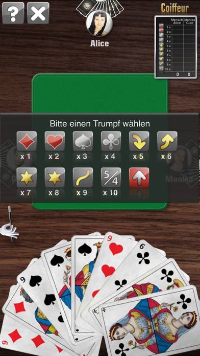 Stöck Wyys Stich mobile Spiel-Screenshot