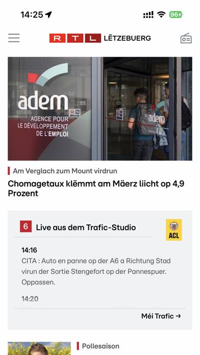 RTL.lu App-Screenshot #1