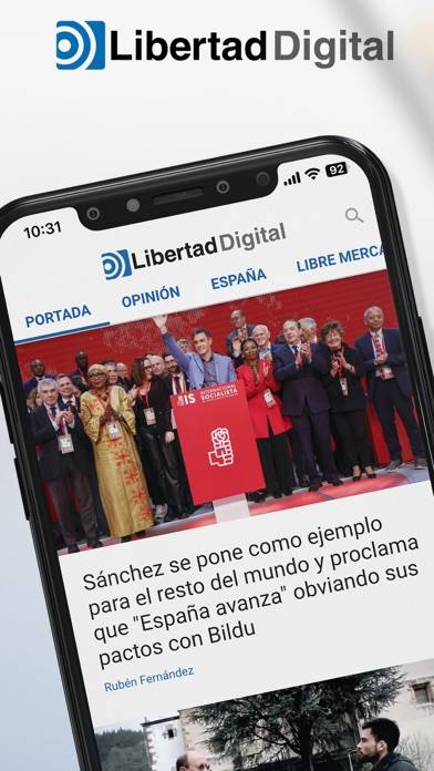 Libertad Digital screenshot