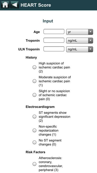 EBMcalc Cardiac Capture d'écran de l'application
