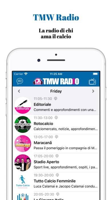 L'Interista Schermata dell'app