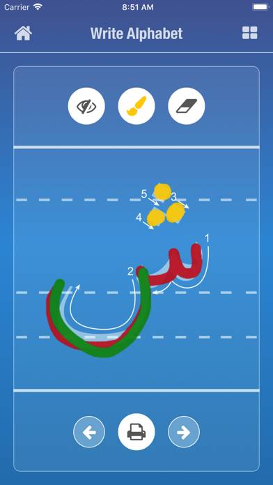 Arabic Alphabet App skärmdump #2