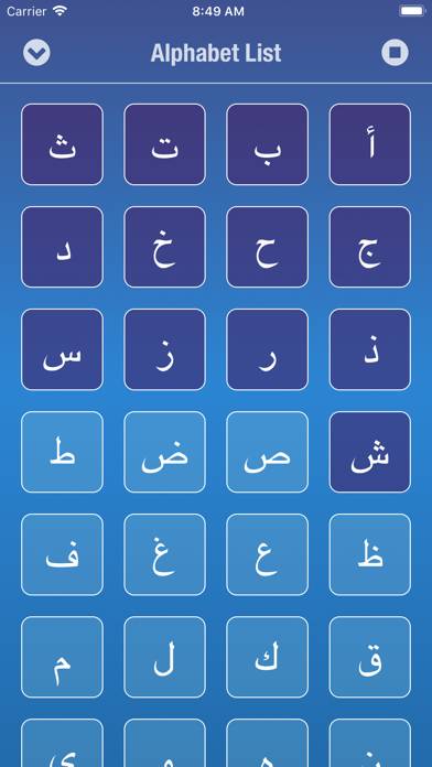 Arabic Alphabet App skärmdump #4