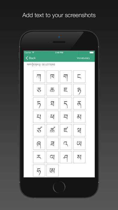 Tibetan Reading App screenshot #1