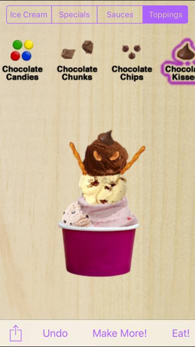 More Sundaes! Schermata dell'app #2