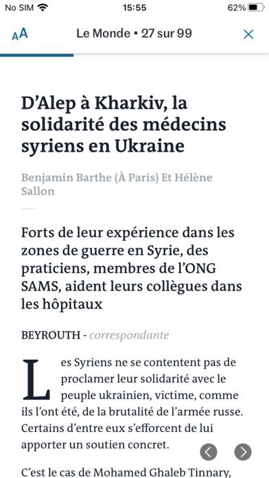 Journal Le Monde Captura de pantalla de la aplicación #4