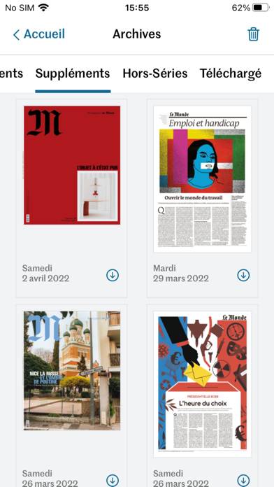 Journal Le Monde Captura de pantalla de la aplicación #5
