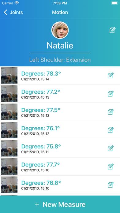 DrGoniometer App-Screenshot #3