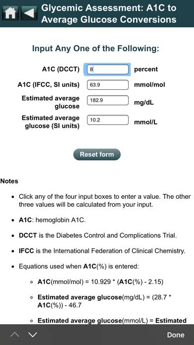 EBMcalc Endocrine Schermata dell'app
