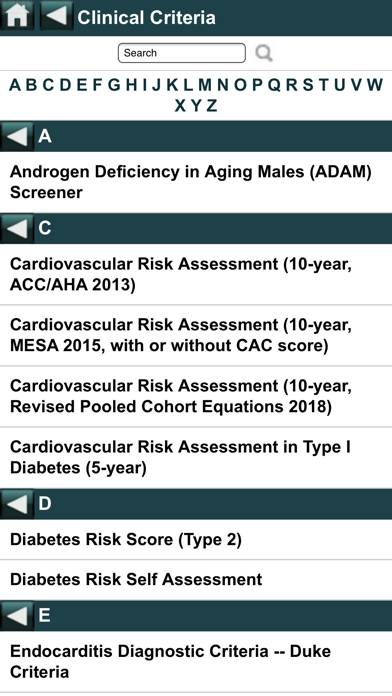 EBMcalc Endocrine Schermata dell'app