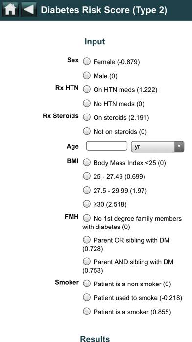 EBMcalc Endocrine Schermata dell'app