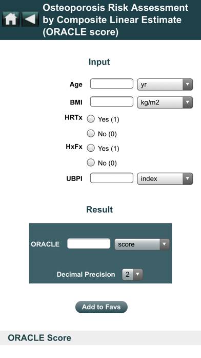 EBMcalc Endocrine Schermata dell'app