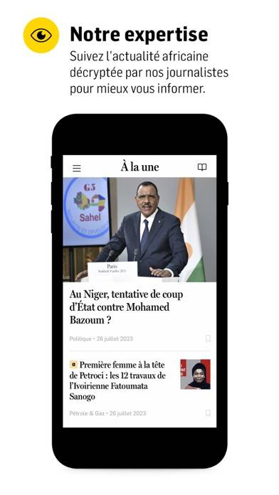 JeuneAfrique.com Capture d'écran de l'application #1