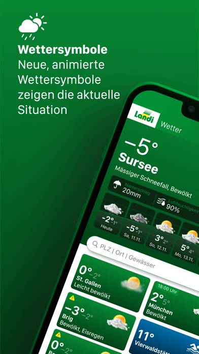LANDI Wetter App-Screenshot #2