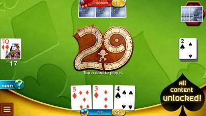 Cribbage HD game screenshot