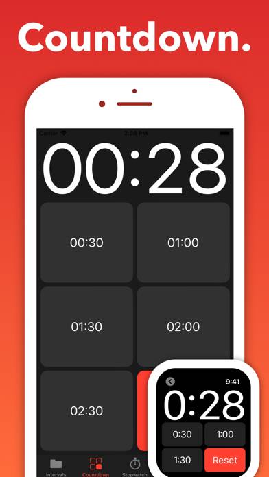 Seconds Pro Interval Timer App skärmdump #3