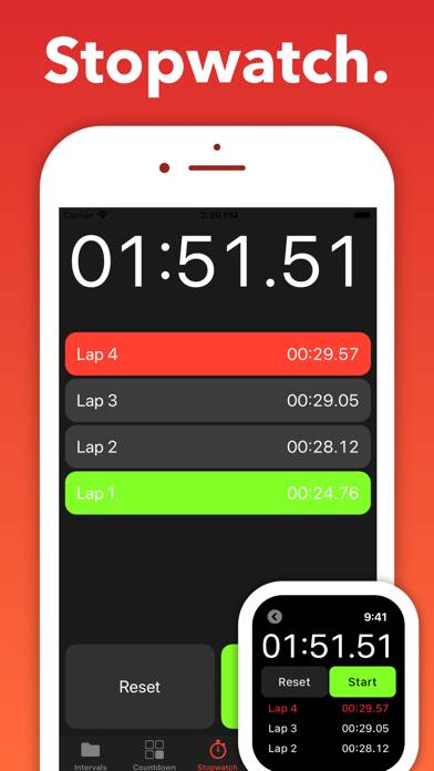 Seconds Pro Interval Timer Capture d'écran de l'application #4