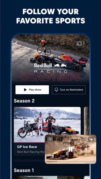 Red Bull TV: Watch Live Events Captura de pantalla de la aplicación #5