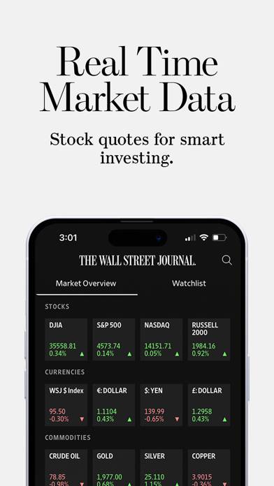The Wall Street Journal. Captura de pantalla de la aplicación #5