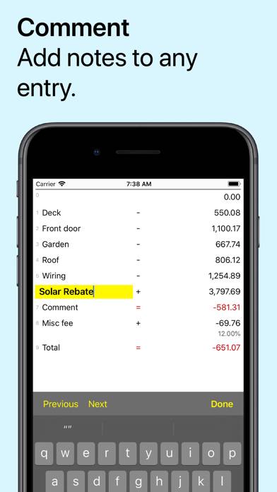 Digits Tape Calculator Schermata dell'app #4