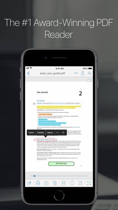 PDF Reader Pro Edition Captura de pantalla de la aplicación #2