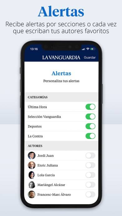 La Vanguardia Captura de pantalla de la aplicación #2