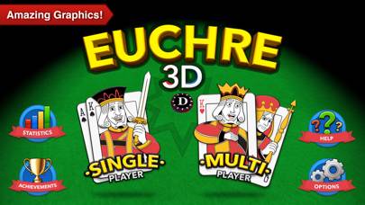 Euchre 3D game screenshot