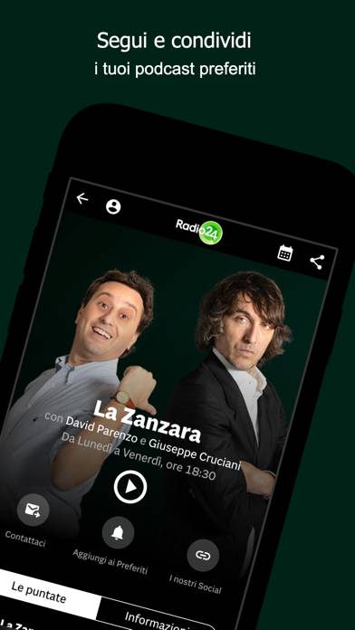 Radio 24 App screenshot #3