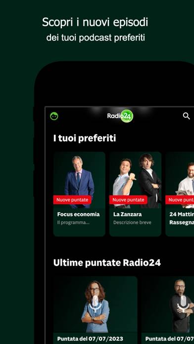 Radio 24 Schermata dell'app #5