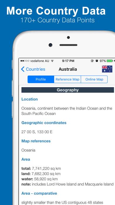 World Factbook 2023 Pro Captura de pantalla de la aplicación #4