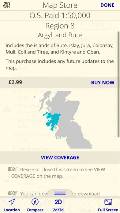 UK Map Schermata dell'app