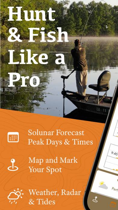 ISolunar™ Hunt & Fish Times App skärmdump #1