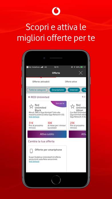 My Vodafone Italia App screenshot #2