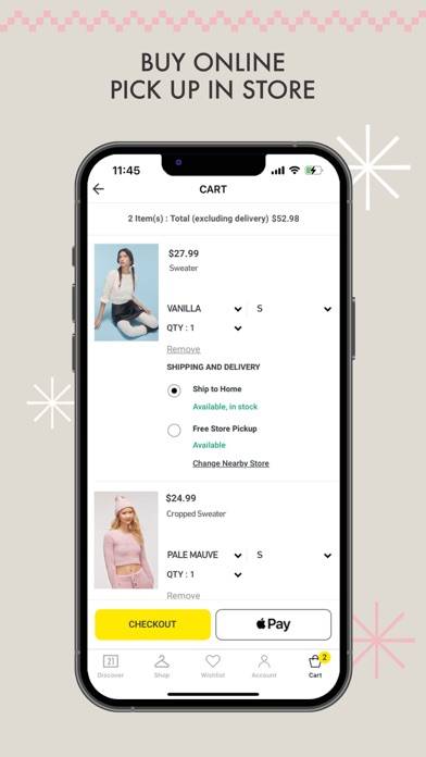 Forever 21 App screenshot