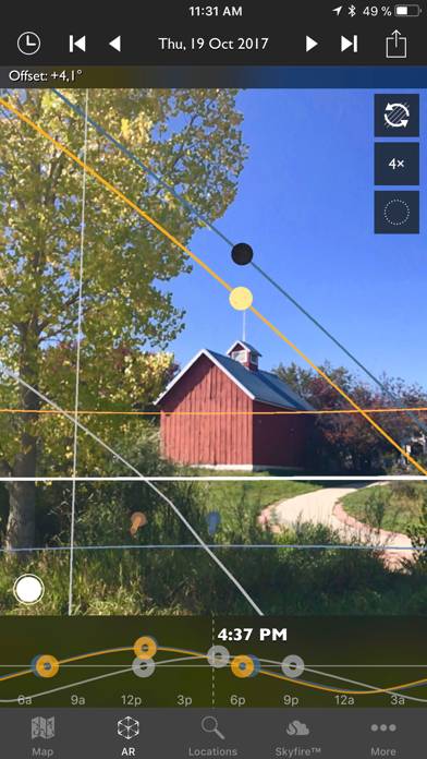 The Photographer's Ephemeris Capture d'écran de l'application