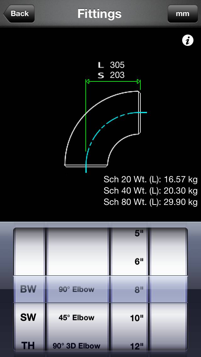 Pipe Fittings App screenshot #2