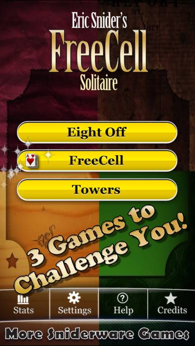 Eric's FreeCell Solitaire Pack App screenshot #2