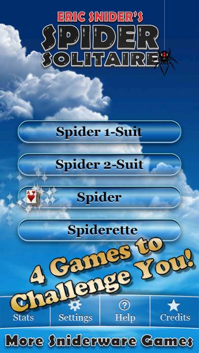 Eric's Spider Solitaire! App skärmdump #2