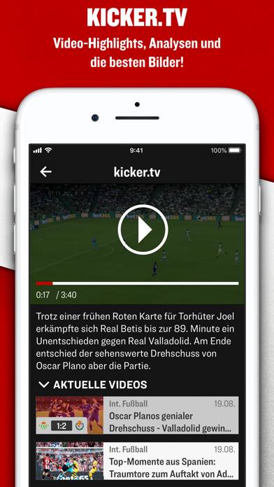 Kicker Fußball News App-Screenshot #5
