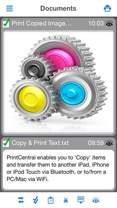 PrintCentral for iPhone App screenshot #2