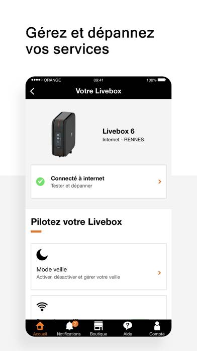 Orange et moi France Capture d'écran de l'application