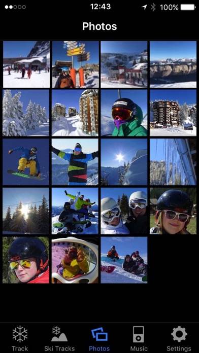 Ski Tracks Lite Captura de pantalla de la aplicación #4