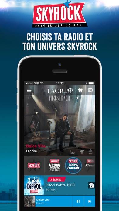 Skyrock Radios App screenshot #2