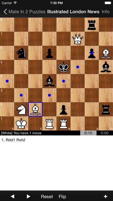Mate in 2 Chess Puzzles App-Screenshot #1