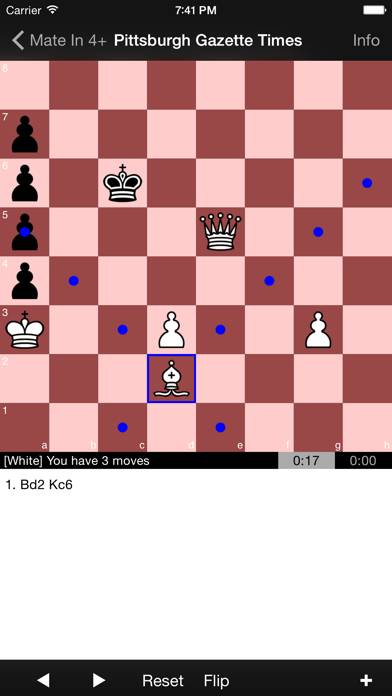 Mate in 4 plus Chess Puzzles App screenshot #1