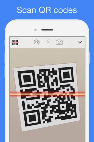 QR Reader for iPhone App skärmdump #1