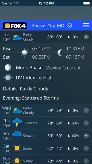 WDAF Fox 4 Kansas City Weather App screenshot #3
