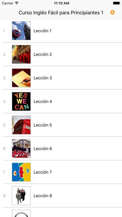 Audio Curso Inglés 1 App screenshot #1