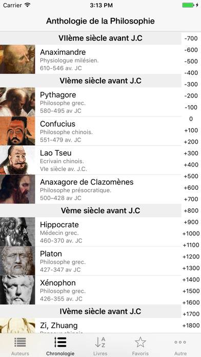 Philosophie (Anthologie de la) App screenshot #4