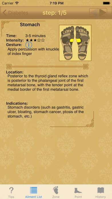 Foot reflexology: home remedy for chronic diseases App screenshot